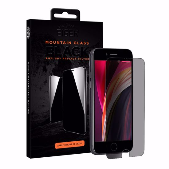 Picture of Eiger Eiger Mountain Black Privacy Screen Protector GRS for Apple iPhone 7/8/SE