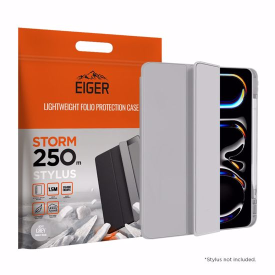 Picture of Eiger Eiger Storm 250m Stylus Case for iPad Pro 11 (2025) / (2024) in Light Grey
