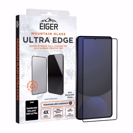 Picture of Eiger Eiger Mountain Glass Ultra EDGE Screen Protector GRS for Samsung Galaxy S25 Ultra